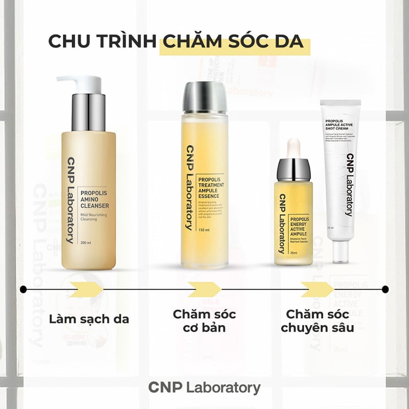 Serum Tinh Chất Keo Ong Hỗ Trợ Phục Hồi Da CNP Propolis Energy Active Ampule 15ml