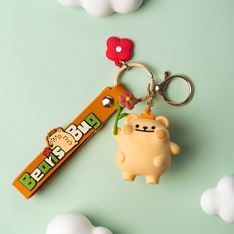 thegioiskinfood.com - Móc Khóa BearisBug 3D Keychain