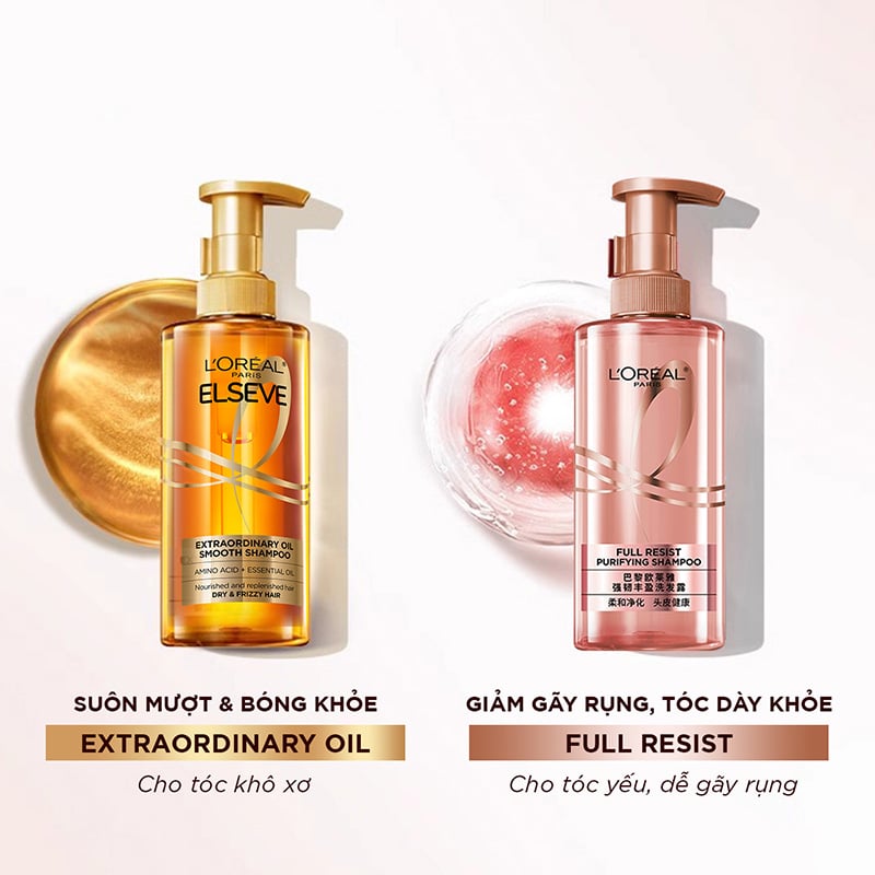 thegioiskinfood.com - Dầu Gội, Dầu Xả Giảm Rụng Tóc, Giúp Tóc Chắc Khỏe L'oreal Full Resist 440ml