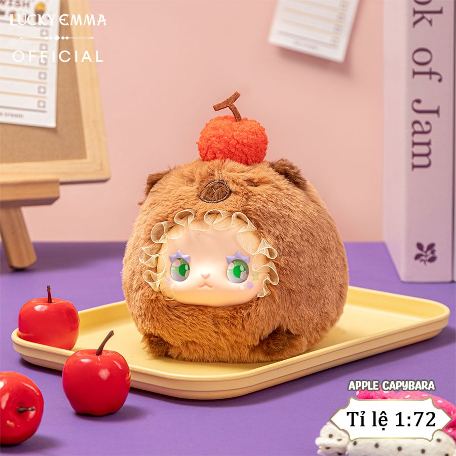 thegioiskinfood.com - Móc Khóa Gấu Bông Lucky Emma RUA RUA ZOO Vinyl Face Plush Keychain Blind Box - MJ-000085