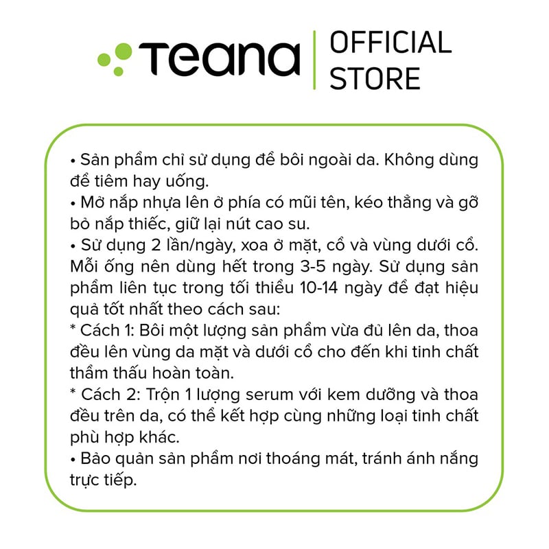 Teana Super Peptides Anti-Redness Aid Kit Serum