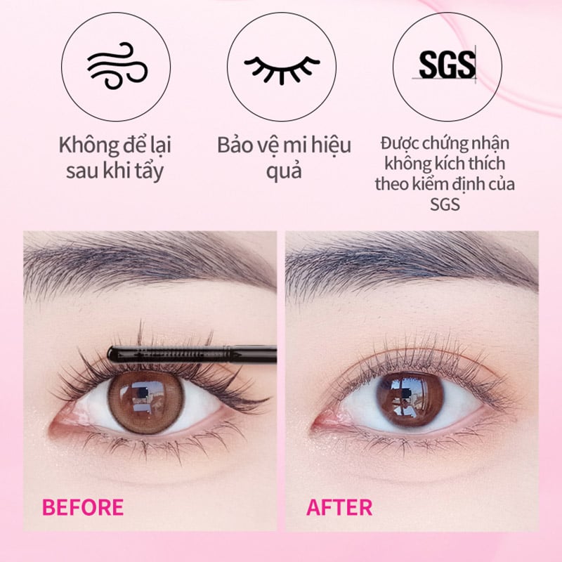 Mascara Keo Dán Mi 2 Đầu 4 Trong 1 Mlen Diary 8g