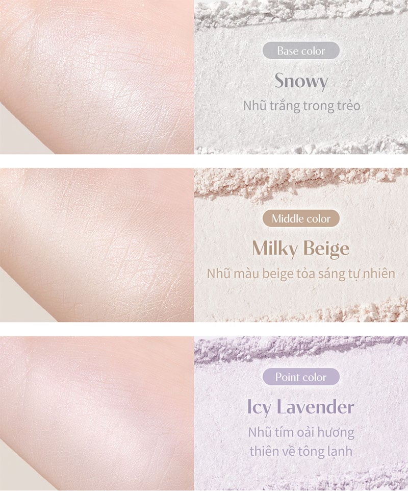 thegioiskinfood.com - Phấn Bắt Sáng Ngọc Trai Romand Sheer Powder Pearls