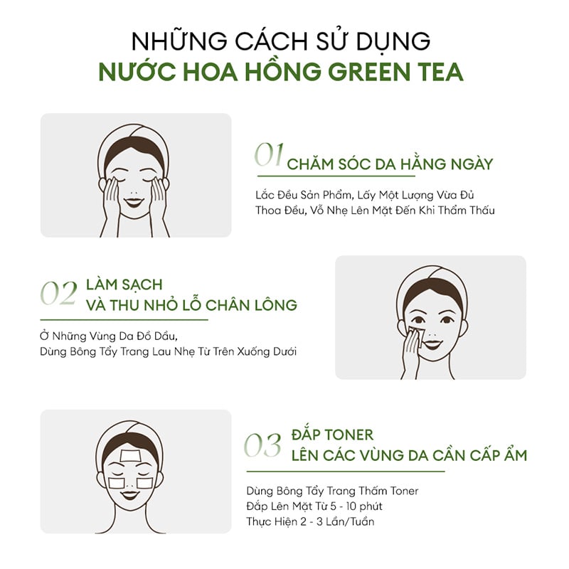 thegioiskinfood.com - Nước Cân Bằng Trà Xanh Colorkey Luminous Green Tea Purifying Shake Toner