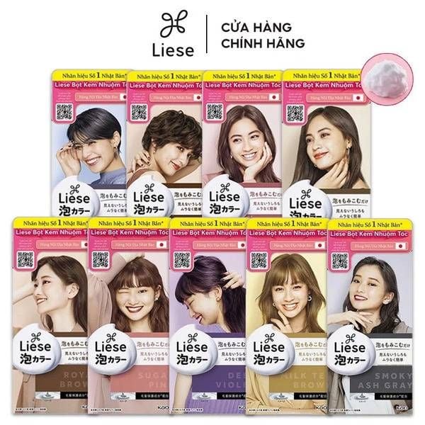 thuốc nhuộm tóc Liese Creamy Bubble Hair Color