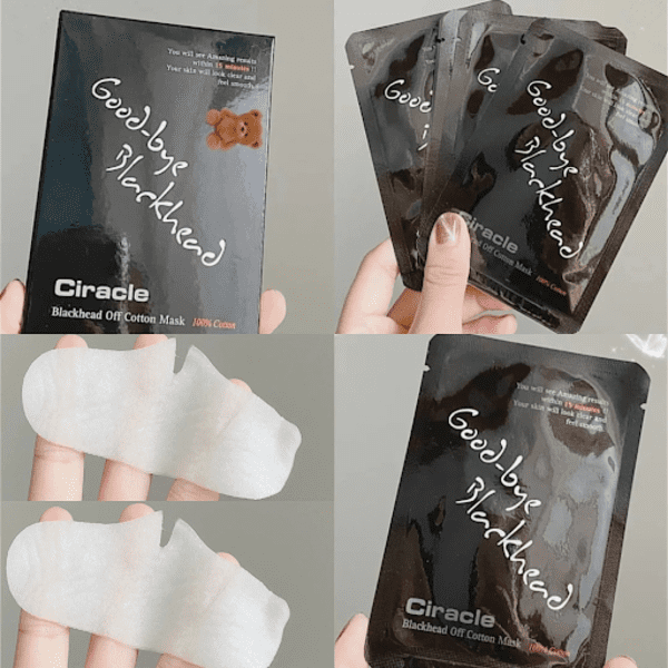 “Thổi bay” mụn đầu đen với miếng dán Ciracle Blackhead Cotton Mask