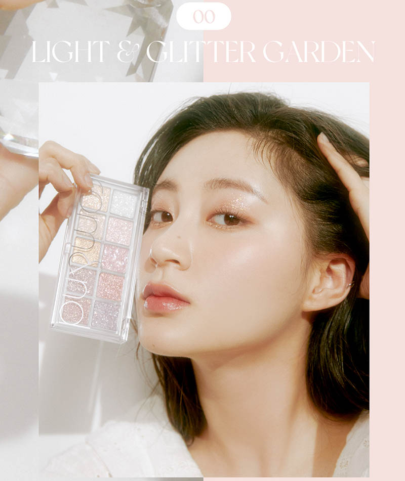 [NEW][Màu 00 - 13] Bảng Phấn Mắt 10 Ô Siêu Lấp Lánh Romand Better Than Eye Palette