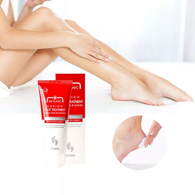 Kem Dưỡng Da Chân 3W Clinic Enrich Foot Treatment 100ml – THẾ GIỚI SKINFOOD