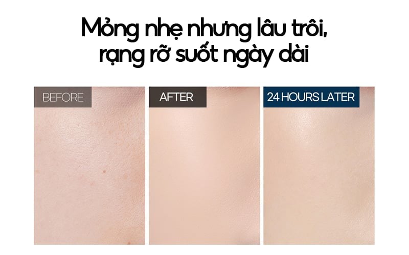 Kem Nền Che Phủ Tốt, Mỏng Mịn, Lâu Trôi B.O.M Cover Flex Skin Fit Foundation 30ml