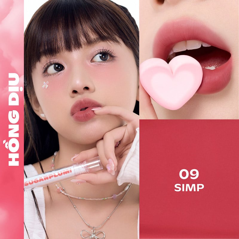 [SUGARPLUM BY OFÉLIA] Son Tint Lì Siêu Nhẹ Môi OFÉLIA Sugarplum MistyNow Blurring Tint 3.8g