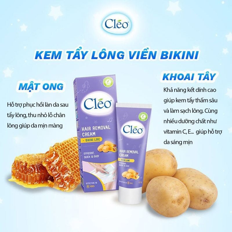 CLEO Hair Removal Cream - Bikini Line 50g