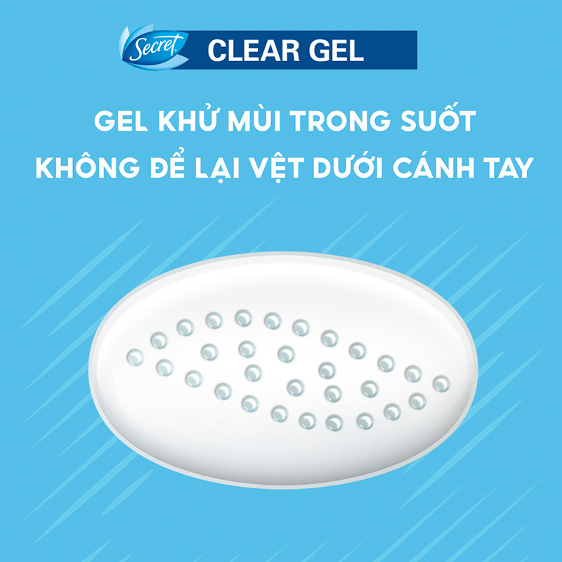 Gel Khử Mùi Và Giảm Tiết Mồ Hôi Dành Cho Nữ Secret Clear gel Cool Waterlily 73gm (hàng sắp về)