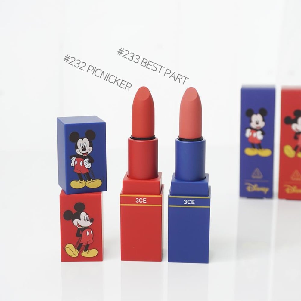 2.13 - thegioiskinfood - Bảng màu son 3CE Disney Lip Color