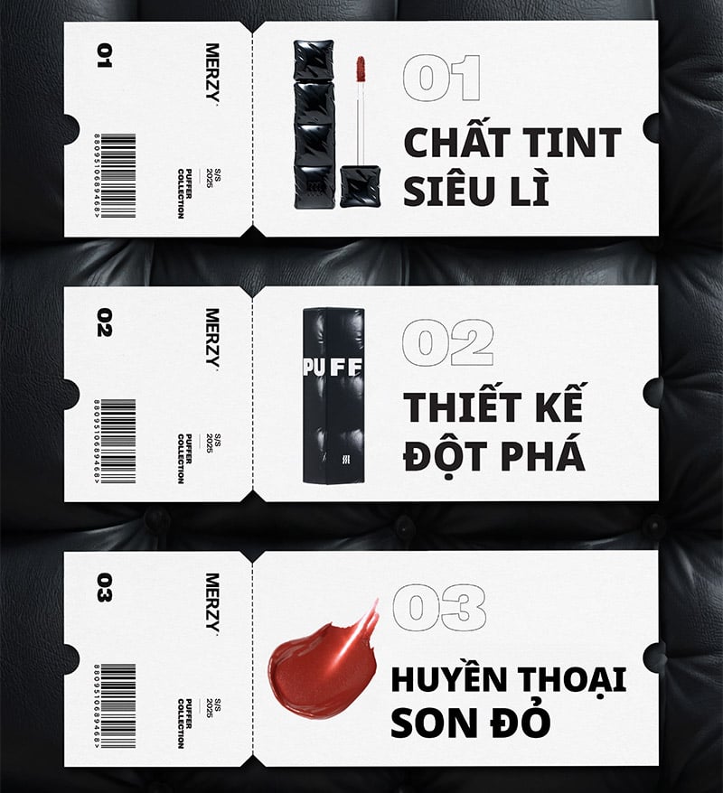 thegioiskinfood.com - Son Kem Lì, Bền Màu, Lâu Trôi Merzy The First Velvet Tint 4.5g
