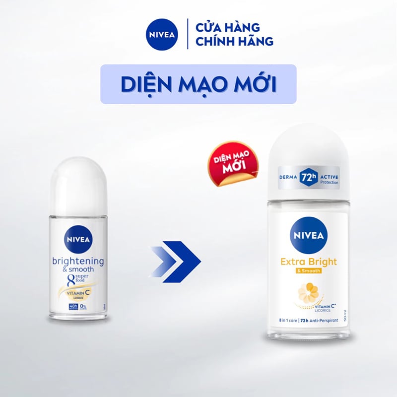 thegioiskinfood.com - Nivea Brightening & Smooth 8 Super Food Vitamin C 50ml