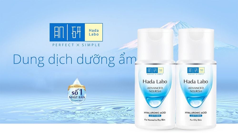 thegioiskinfood.com - Nước Hoa Hồng Hada Labo Dưỡng Ẩm Dành Cho Da Dầu Advanced Nourish Hyaluronic Acid Lotion