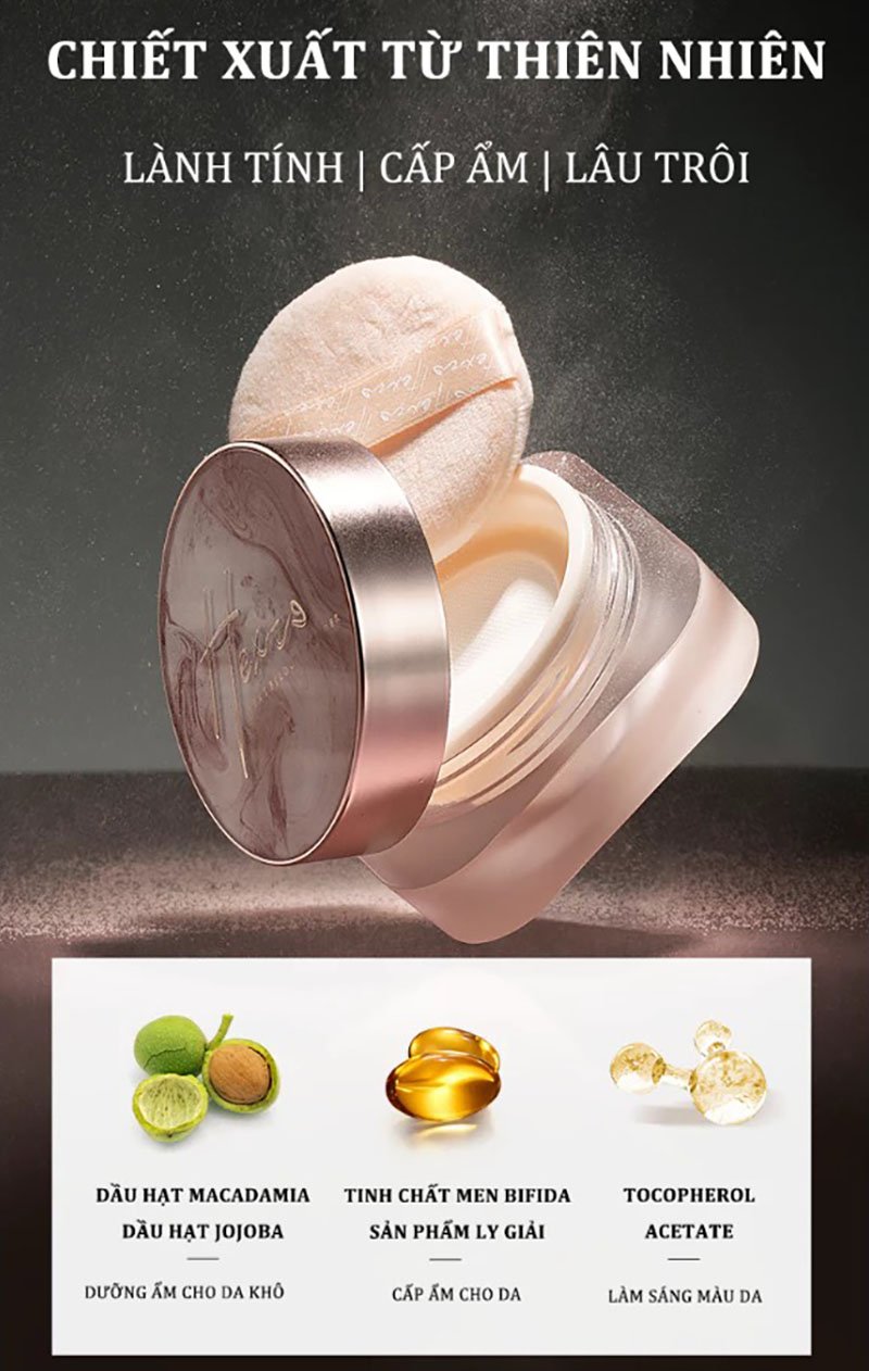 thegioiskinfood.com - Phấn Phủ Dạng Bột Mỏng Nhẹ Hexze Light Mist Loose Powder 7g