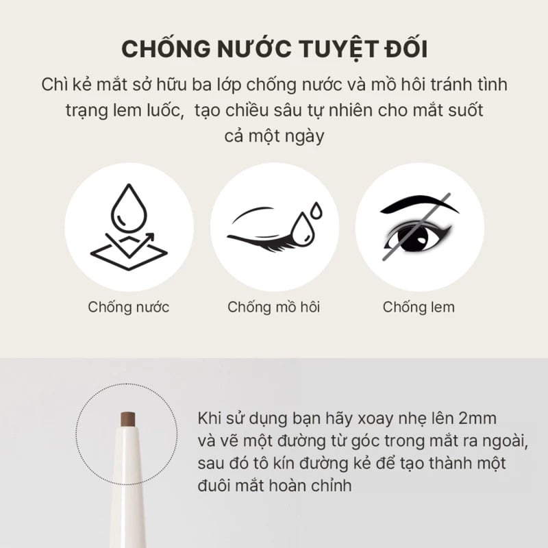 thegioiskinfood.com - 3CE Soft Mute Liner #Ash Gray