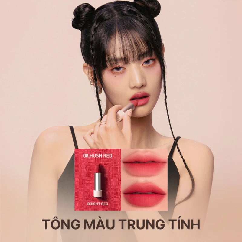 thegioiskinfood.com - son 3CE Cashmere Hug Lipstick