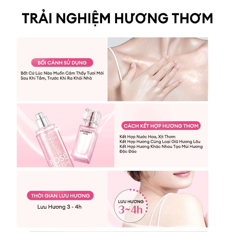 thegioiskinfood.com - xịt thom body mist colorkey