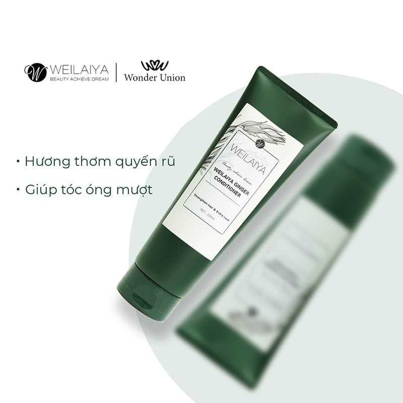 thegioiskinfood.com - Dầu Xả Dưỡng Ẩm Tóc, Chiết Xuất Gừng, Hà Thủ Ô Weilaiya Ginger Conditioner 250ml
