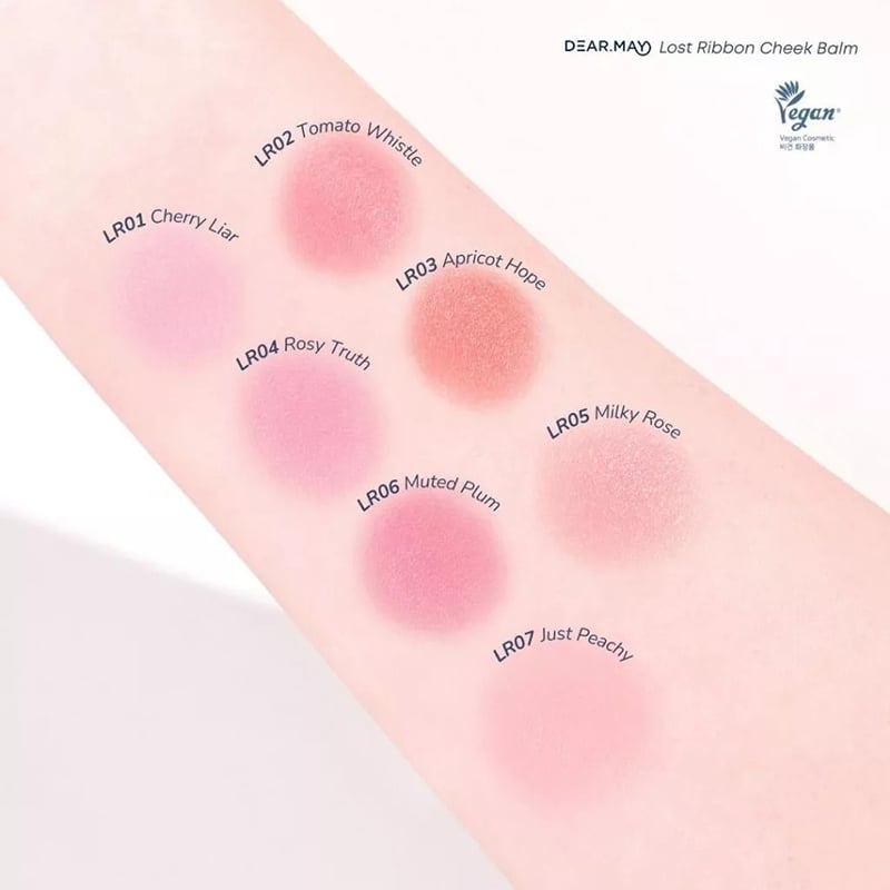 thegioiskinfood.com - Má Hồng Dạng Kem Thuần Chay Dearmay Lost Ribbon Cheek Balm 4g
