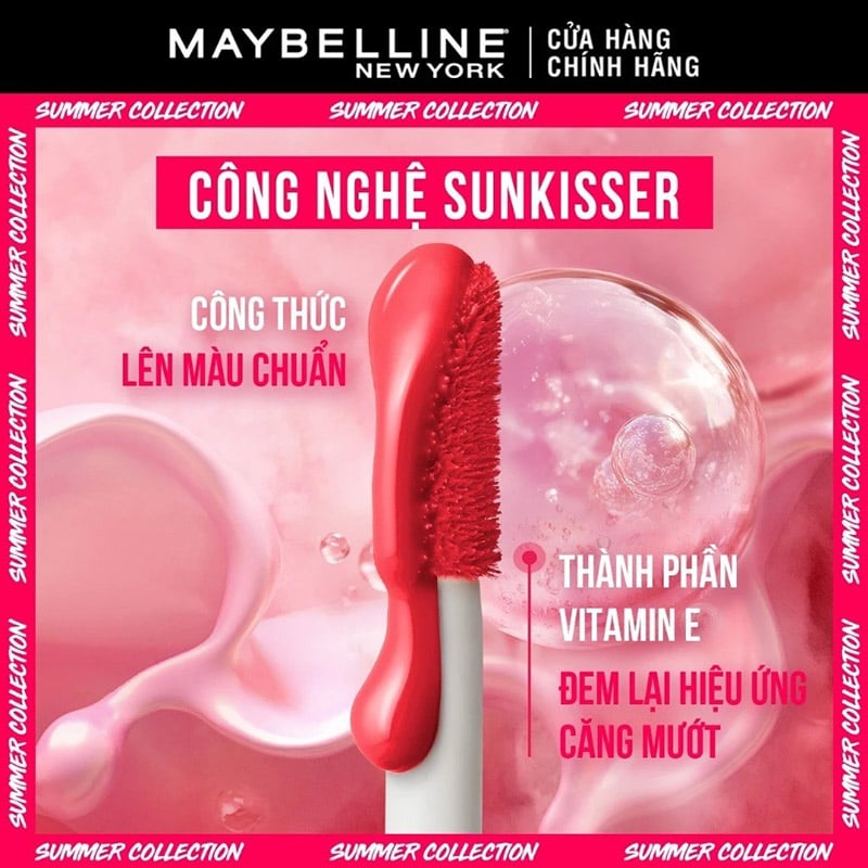 thegioiskinfood.com - Má Hồng Kem Căng Mọng, Bền Màu Maybelline Sunkisser Blush 4.7ml