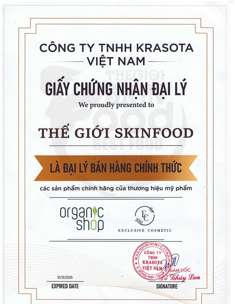 thegioiskinfood.com - Thế Giới Skinfood - Đại lý phân phối chính hãng các sản phẩm EXCLUSIVE COSMETIC tại Việt Nam