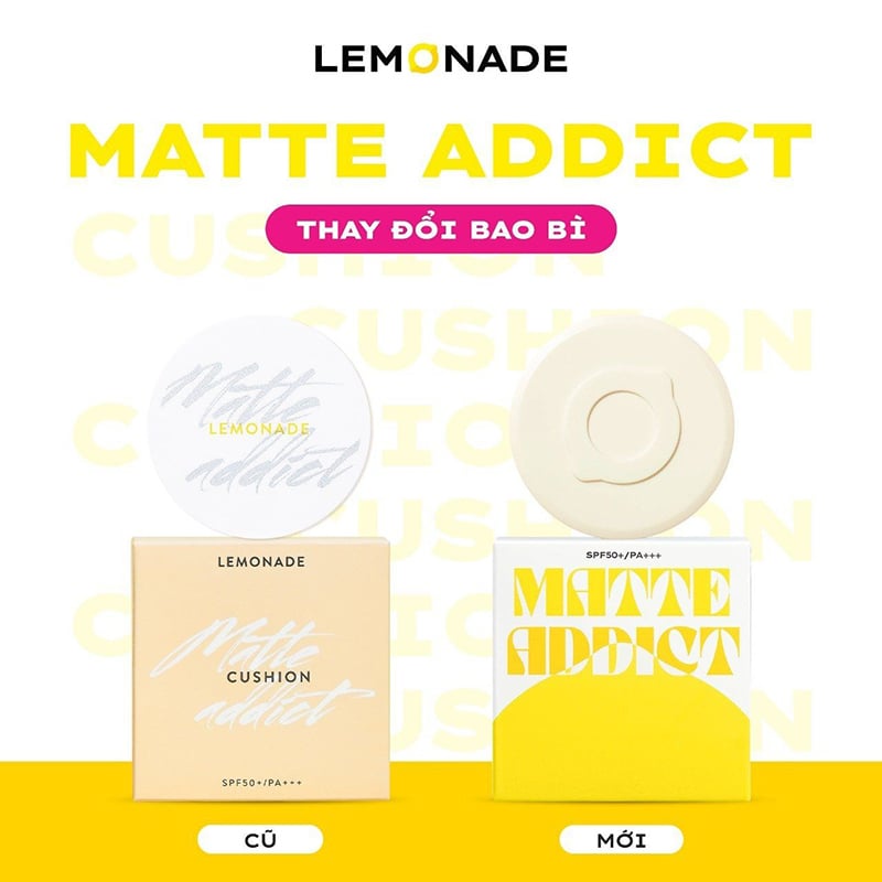 Lemonade Matte Addict Cushion