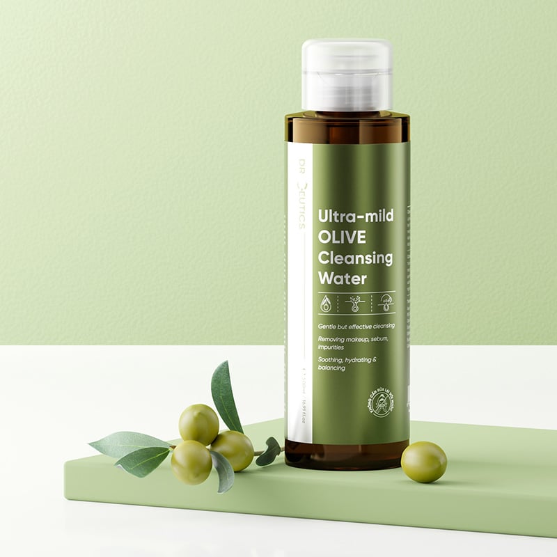 Nước Tẩy Trang Làm Sạch Dịu Nhẹ, Cấp Ẩm DrCeutics Ultra-mild Olive Cleansing Water