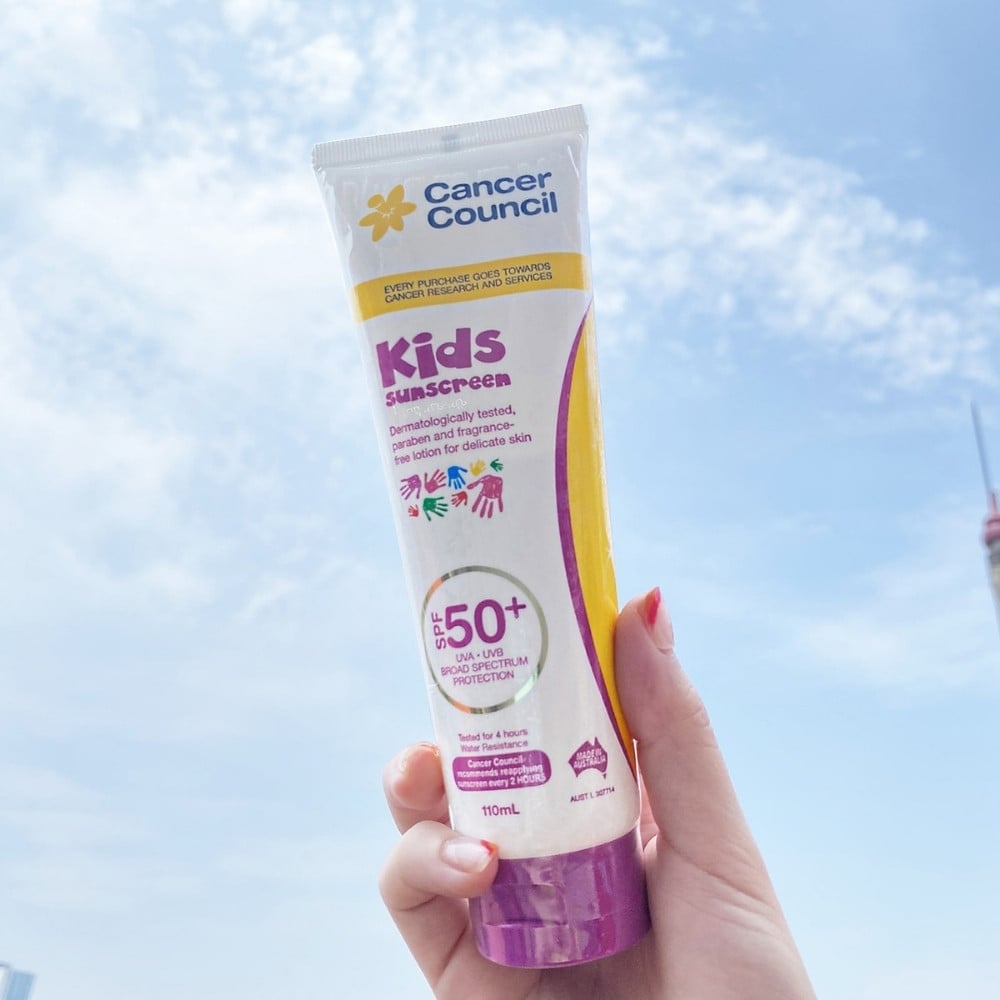 46.9 - thegioiskinfood.com - Cancer Council Kids dành cho trẻ em, bà bầu SPF50+