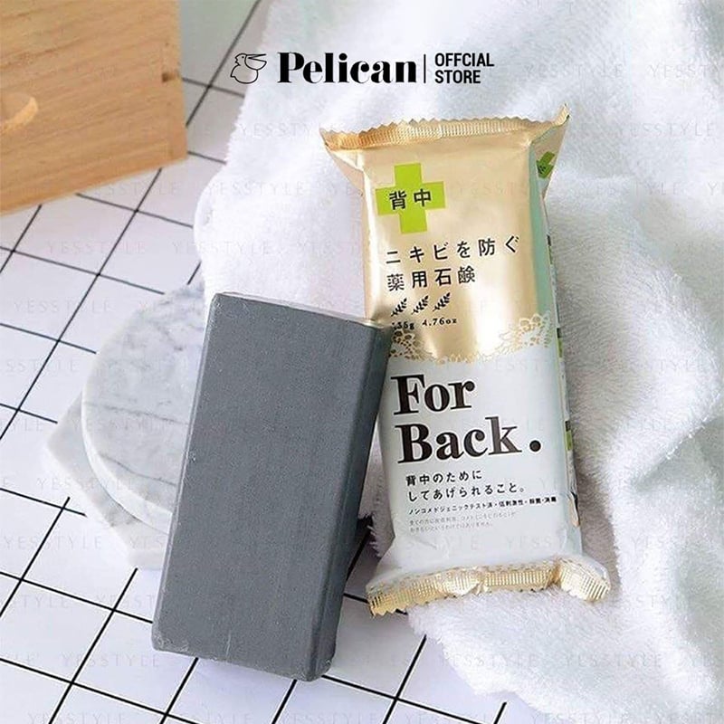 Xà Phòng Hỗ Trợ Giảm Mụn Lưng Pelican For Back Medicated Soap 135g