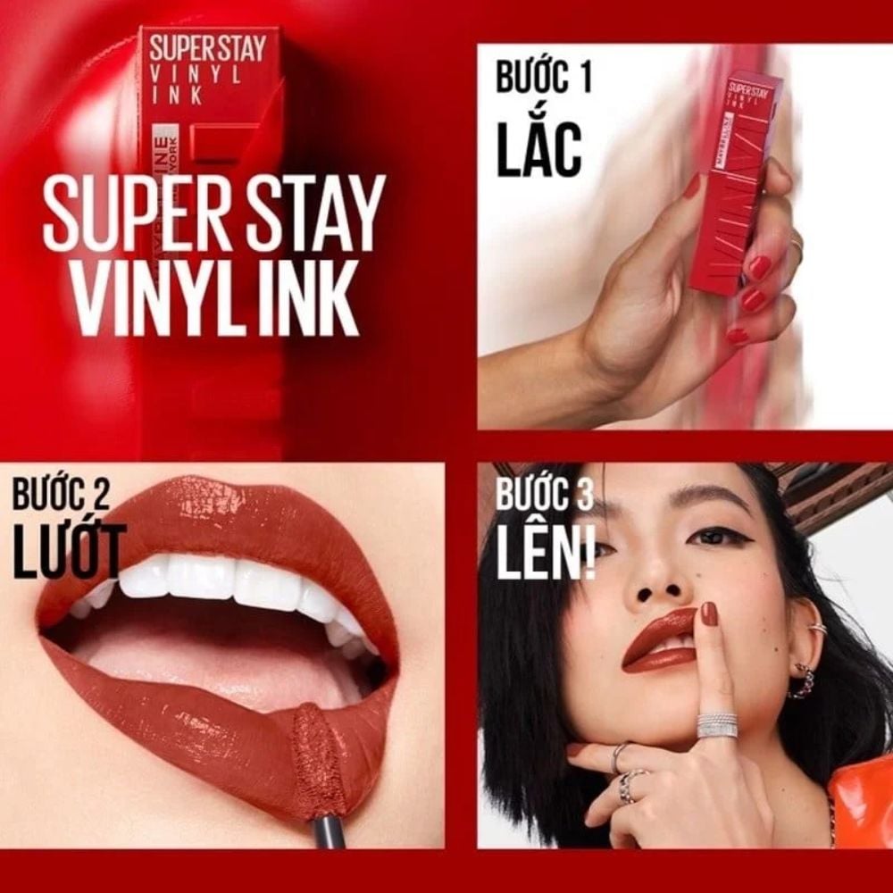 Thegioiskinfood.com - 64.9 Ưu và nhược điểm  Maybelline Super Stay Vinyl Ink