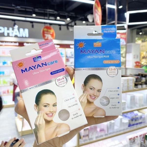 Giảm mụn. giảm sưng với miếng dán Mayan Ultra Thin Spot