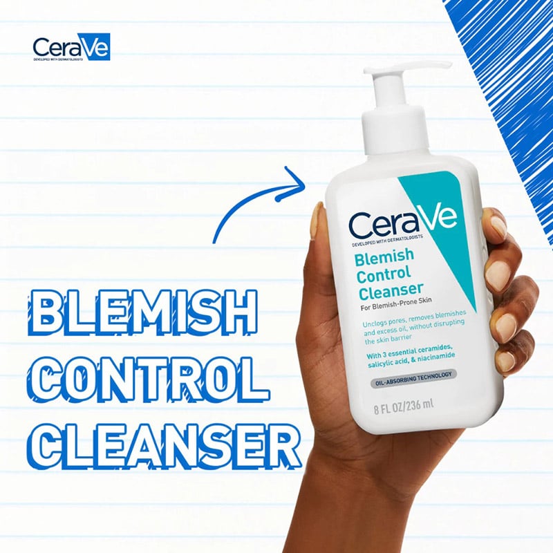 thegioiskinfood.com - Sữa Rửa Mặt Hỗ Trợ Giảm Mụn Cerave Blemish Control Cleanser