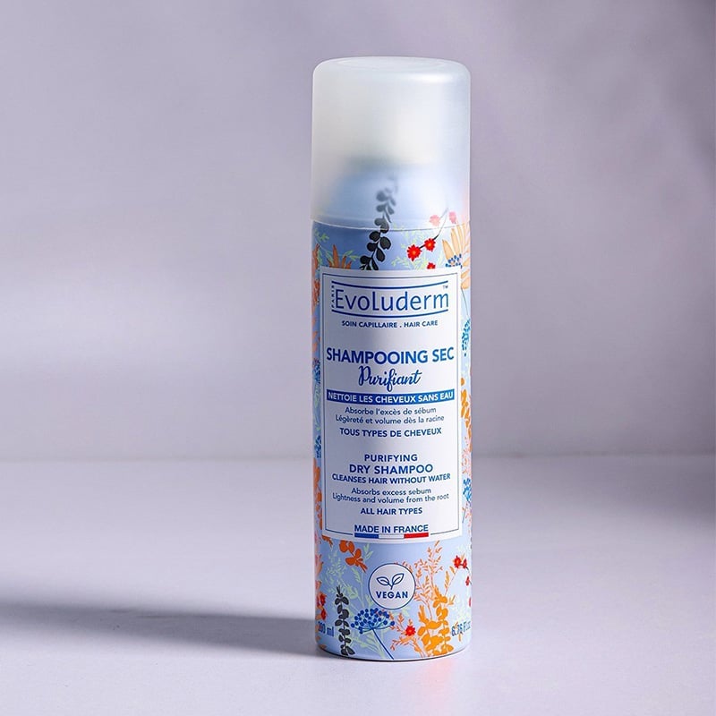 thegioiskinfood.com - Dầu Gội Khô Evoluderm Purifying Shampoo Dry 200ml