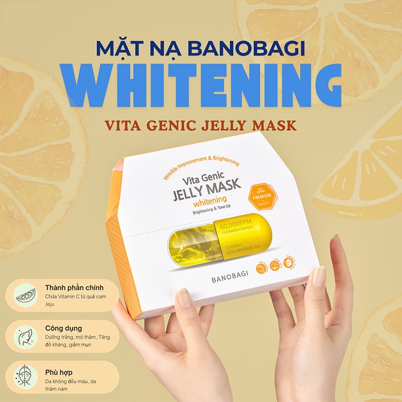 thegioiskinfood.com - Mặt Nạ Banobagi Dưỡng Da Chuyên Sâu Vita Genic Jelly Mask 30g
