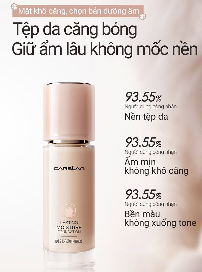 thegioiskinfood.com - Kem Nền Carslan Dưỡng Ẩm Lâu Trôi Lasting Moisture Foundation 30g