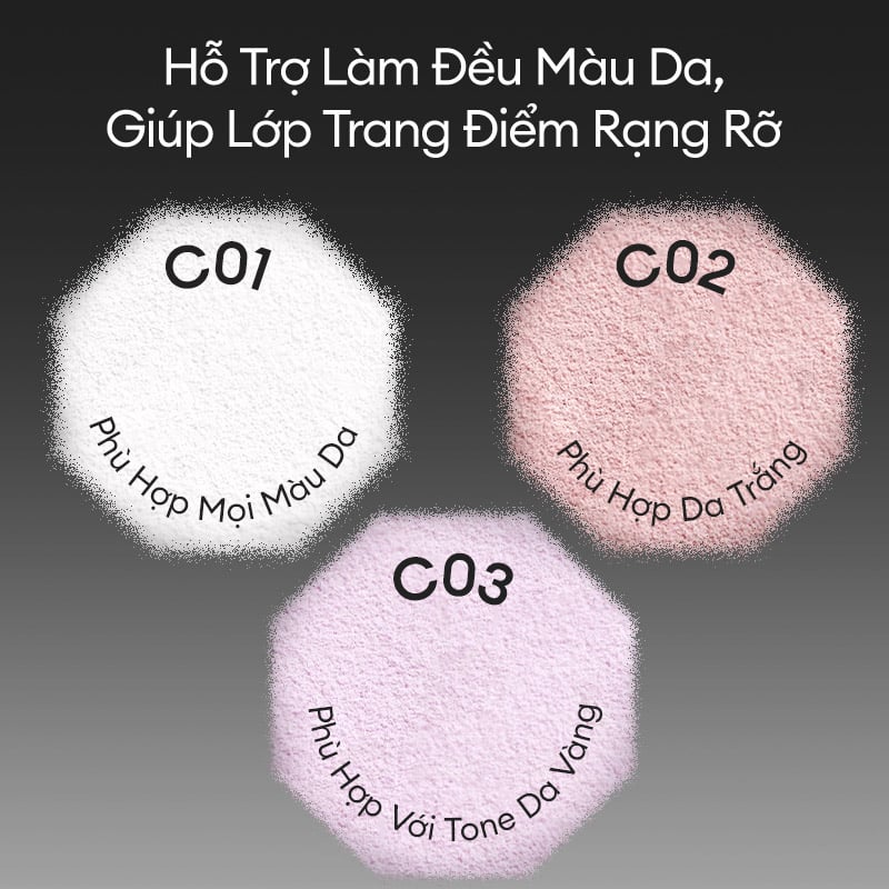 thegioiskinfood.com - Phấn Phủ Dạng Bột Siêu Mịn Lâu Trôi Colorkey Lasting Naturally-occurring Loose Powder 8g