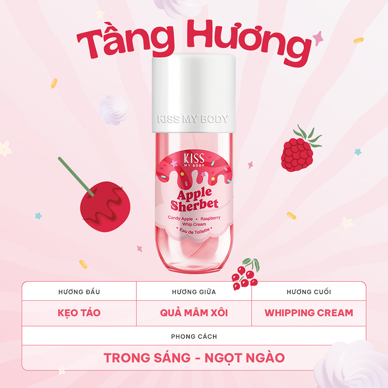 thegioiskinfood.com - Xịt Thơm Toàn Thân Hương Nước Hoa Kiss My Body 88ml