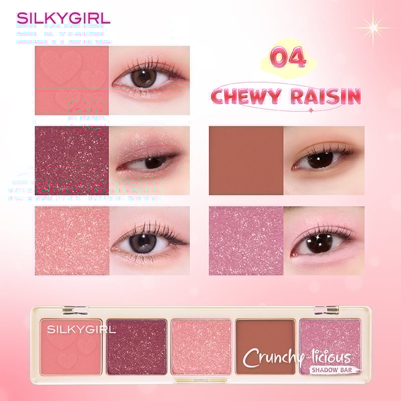 thegioiskinfood.com - Bảng Phấn Mắt 5 Ô Màu Silkygirl Crunchy-Licious Shadow Bar