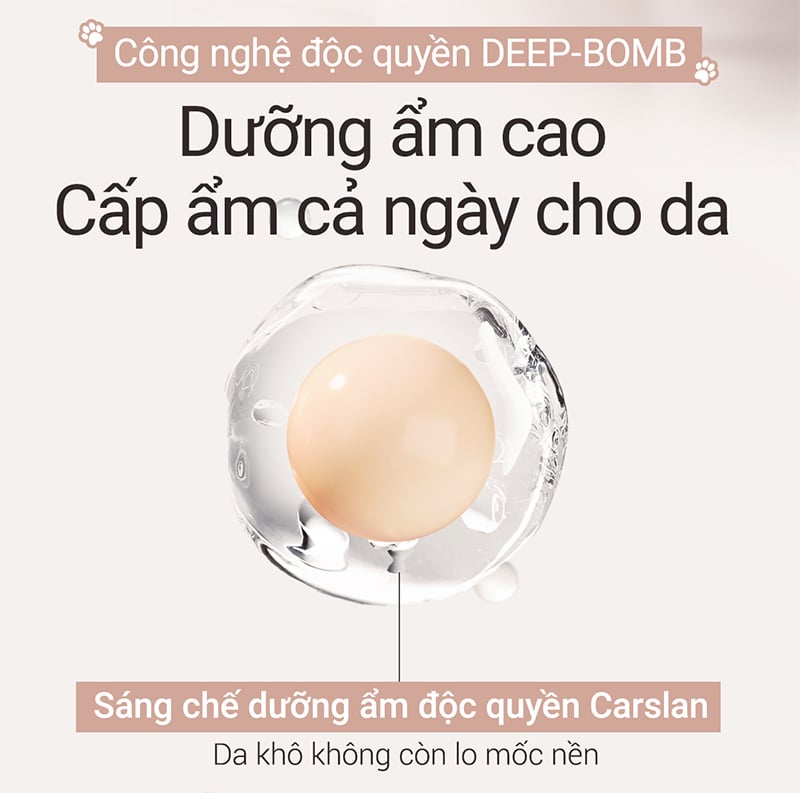 thegioiskinfood.com - Kem Nền Carslan Dưỡng Ẩm Lâu Trôi Lasting Moisture Foundation 30g