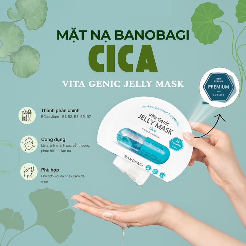 thegioiskinfood.com - Mặt Nạ Banobagi Dưỡng Da Chuyên Sâu Vita Genic Jelly Mask 30g
