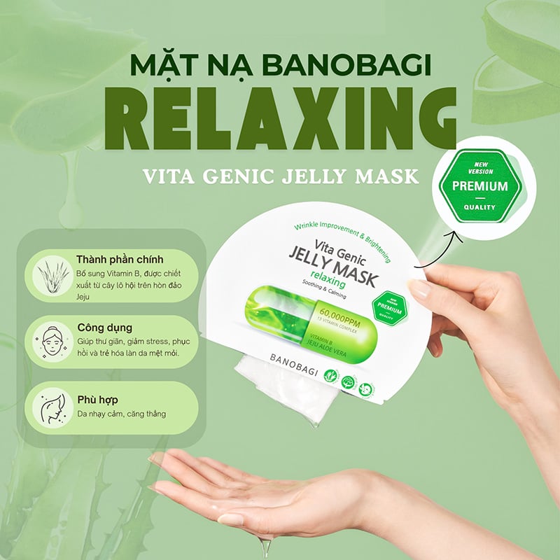 thegioiskinfood.com - Mặt Nạ Banobagi Dưỡng Da Chuyên Sâu Vita Genic Jelly Mask 30g