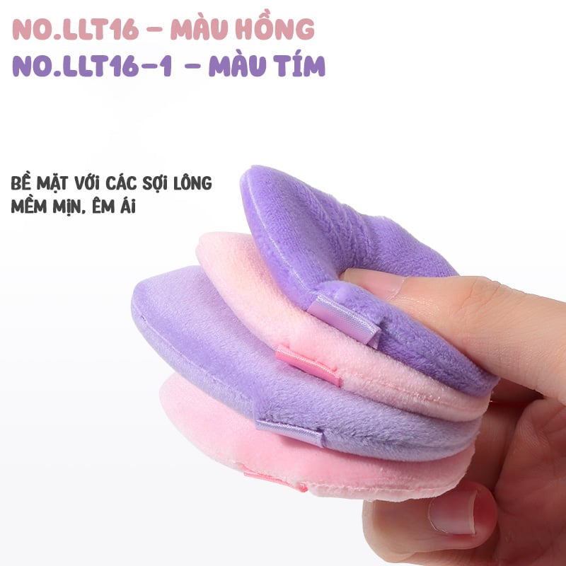 thegioiskinfood.com -  Set 2 Bông Mút Trang Điểm, Phủ Phấn LMLTOP NO.LLT16