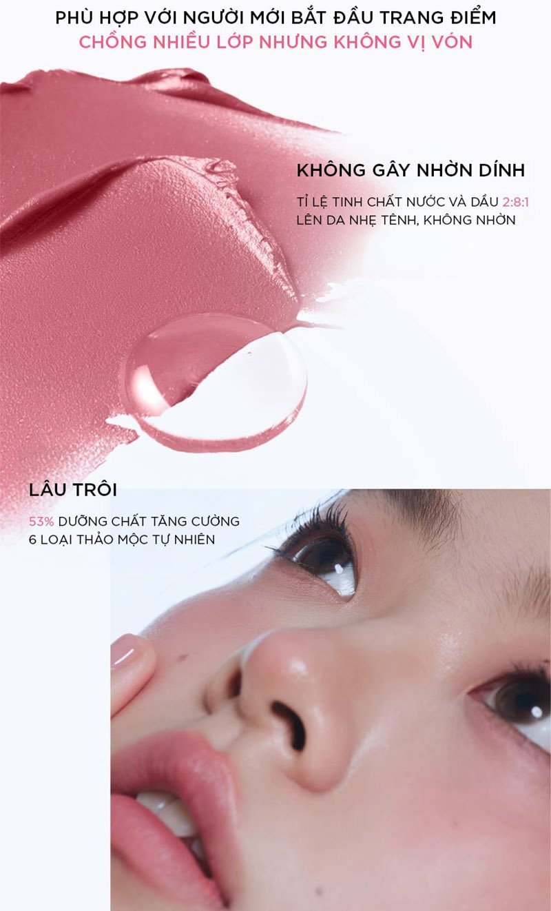 Son Môi & Má Hồng Kem Đa Năng Judydoll Watery Multiuse Color Balm 6g