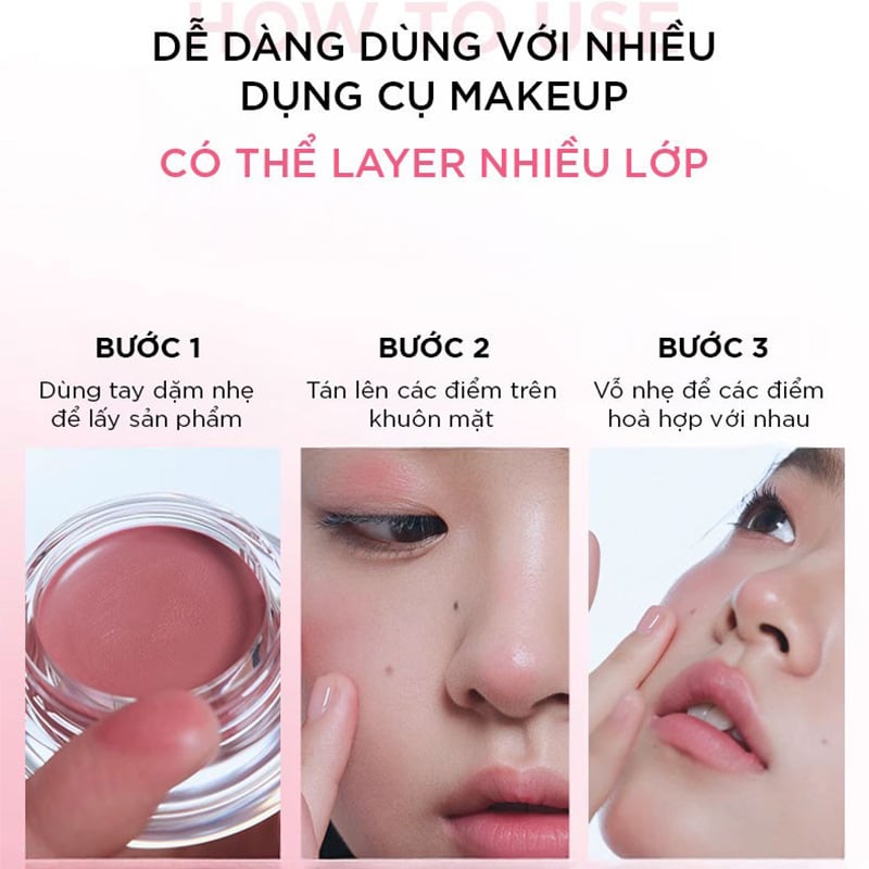 Son Môi & Má Hồng Kem Đa Năng Judydoll Watery Multiuse Color Balm 6g