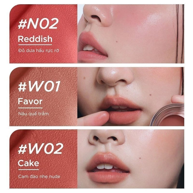 Son Môi & Má Hồng Kem Đa Năng Judydoll Watery Multiuse Color Balm 6g