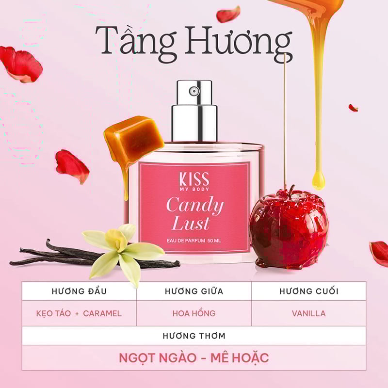 thegioiskinfood.com - Nước Hoa Nữ Kiss My Body Eau De Parfum 50ml
