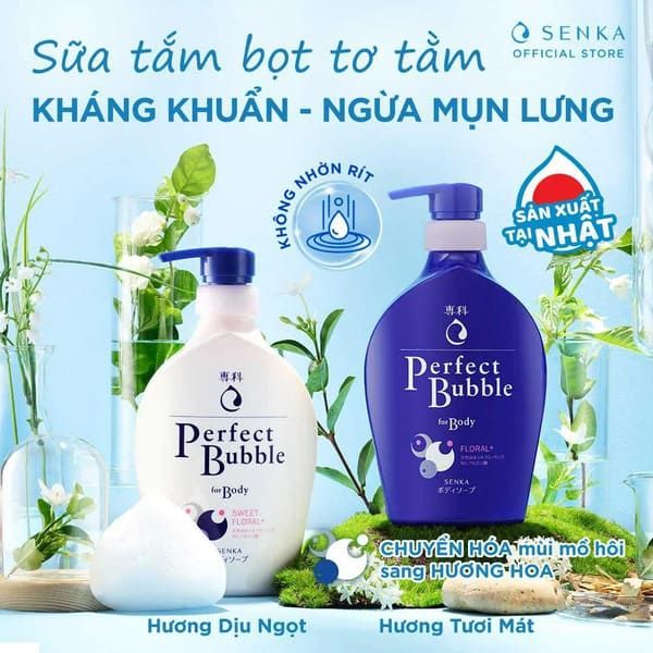 Hương thơm mang lại cảm giác sảng khoái và thoải mái cho da